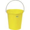 Vikan Hygiene 5686-6 emmer geel 12 liter maatverdeling schenktuit